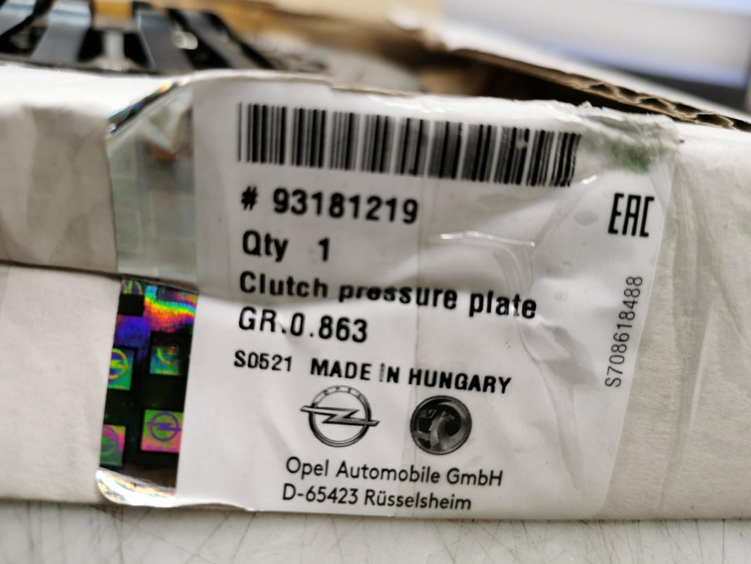 Original OE OPEL Kupplungsdruckplatte 93181219