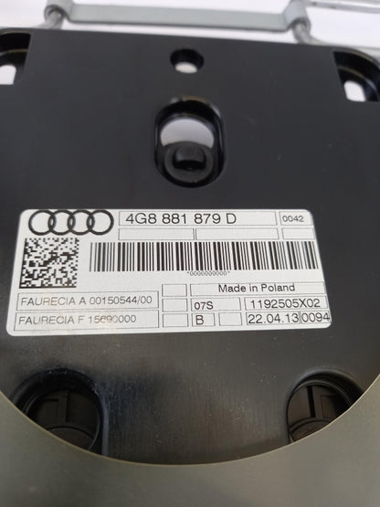 Original AUDI A6 S6 A7 Sportback Lendenstütze mit Steuermodul Vorne 4G8881879D