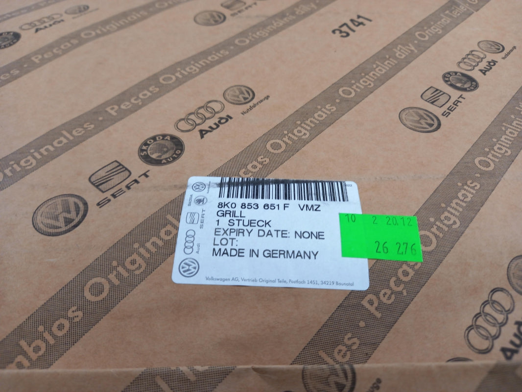 Original AUDI A4 S4 8K Kühlergrill Kühlergitter schwarz 8K0853651FVMZ