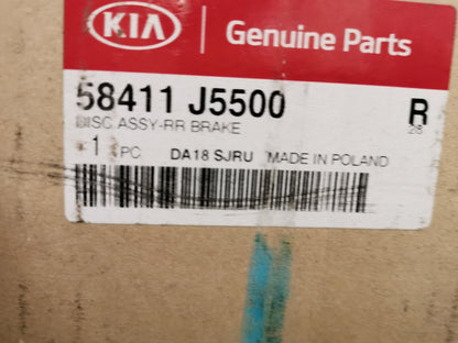 Original HYUNDAI G70 [G9] KIA Stinger Bremsscheibe (1 Stück) Hinten 58411J5500