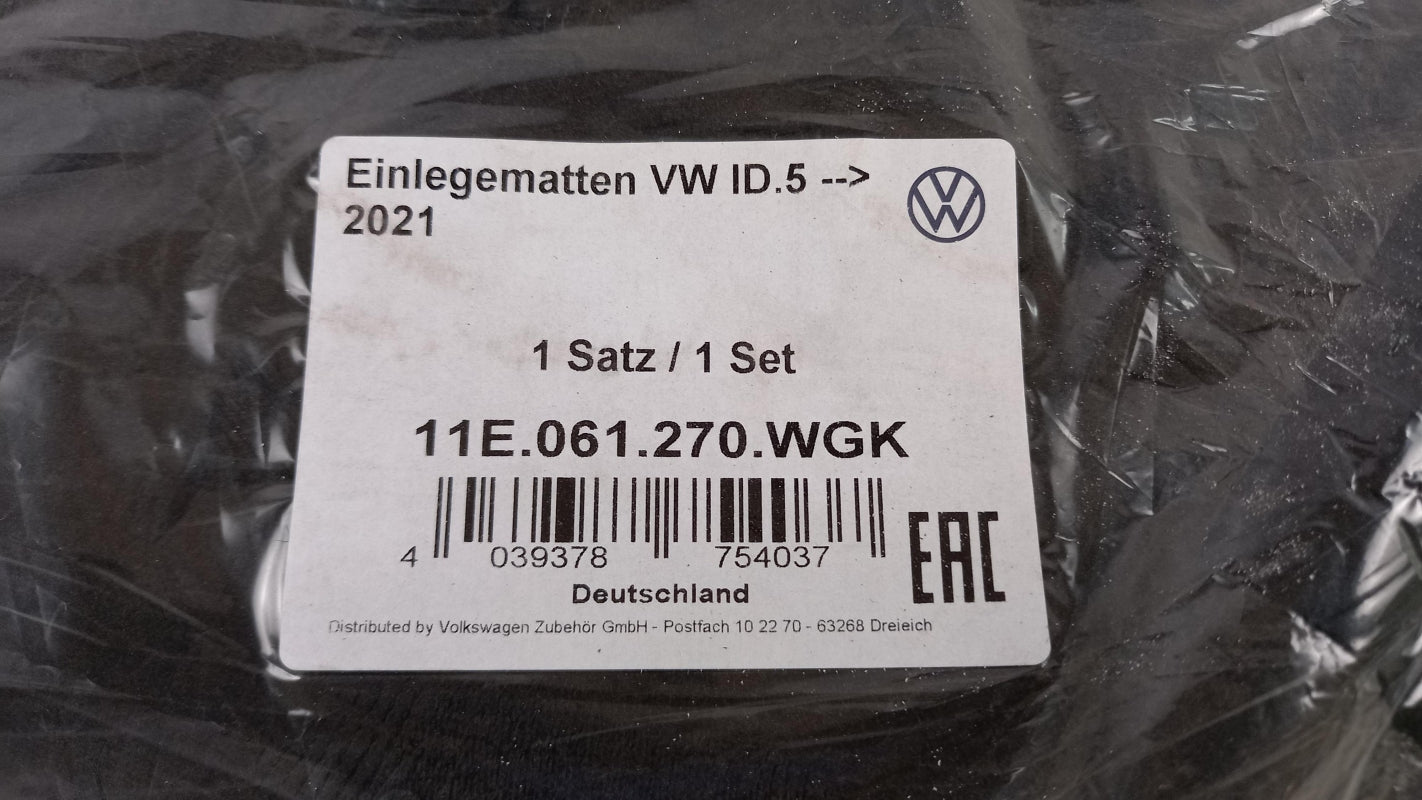 Original OE Volkswagen Fußmattensatz 11E061270WGK