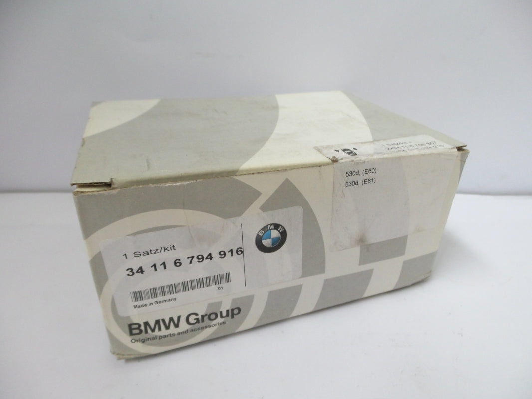 Original BMW 5' E60 E61 6' E63 E64 Brake Pads Asbestos-free Front 34116794916 