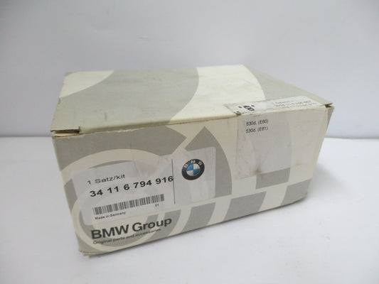 Original BMW 5' E60 E61 6' E63 E64 Bremsbeläge Asbestfrei Vorne 34116794916