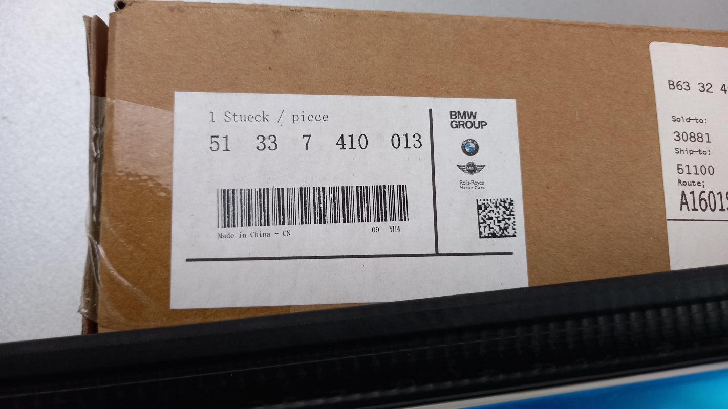 Original OE BMW Türscheiben Dichtung 51337410013