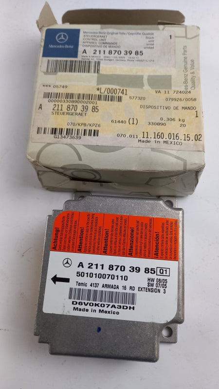 Original OE MERCEDES-BENZ Airbag Steuergerät A2118703985