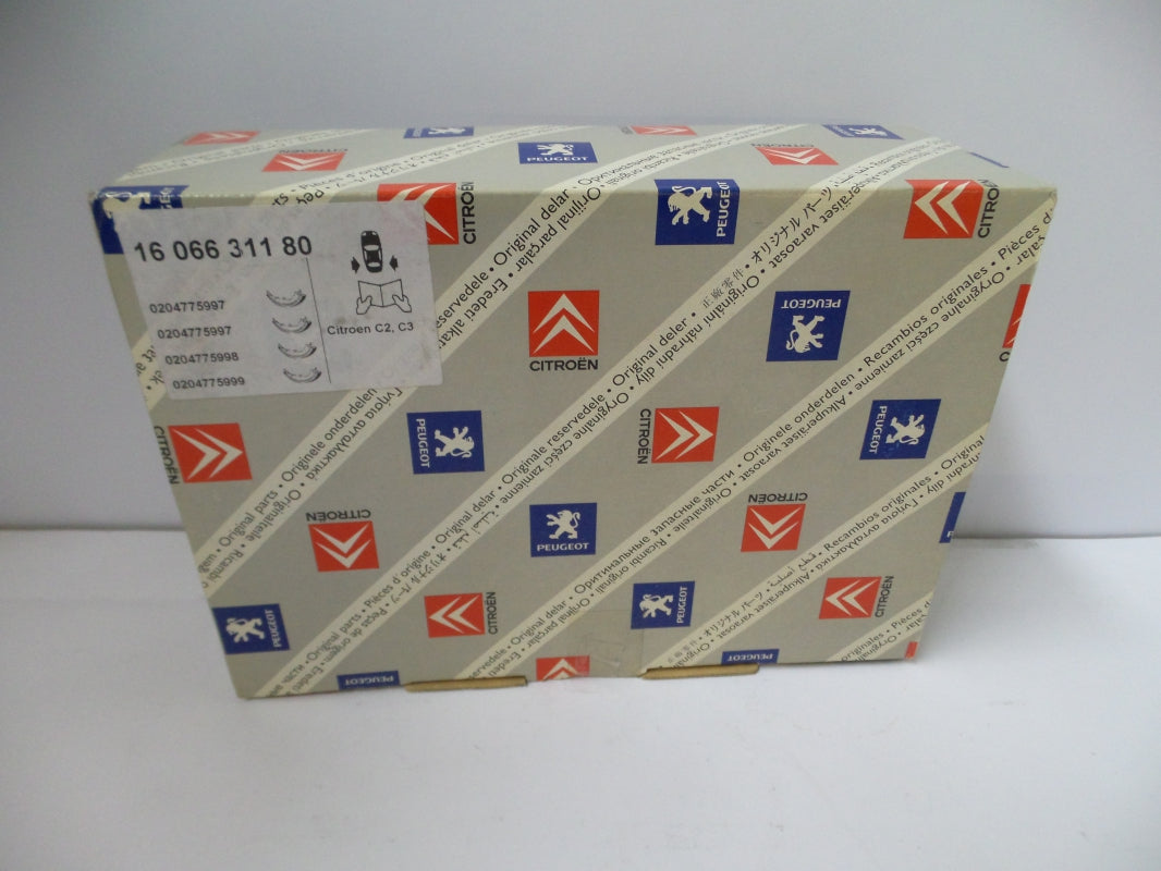 Original PEUGEOT 208 I CITROEN C3 II Bremsbackensatz Hinten 1606631180