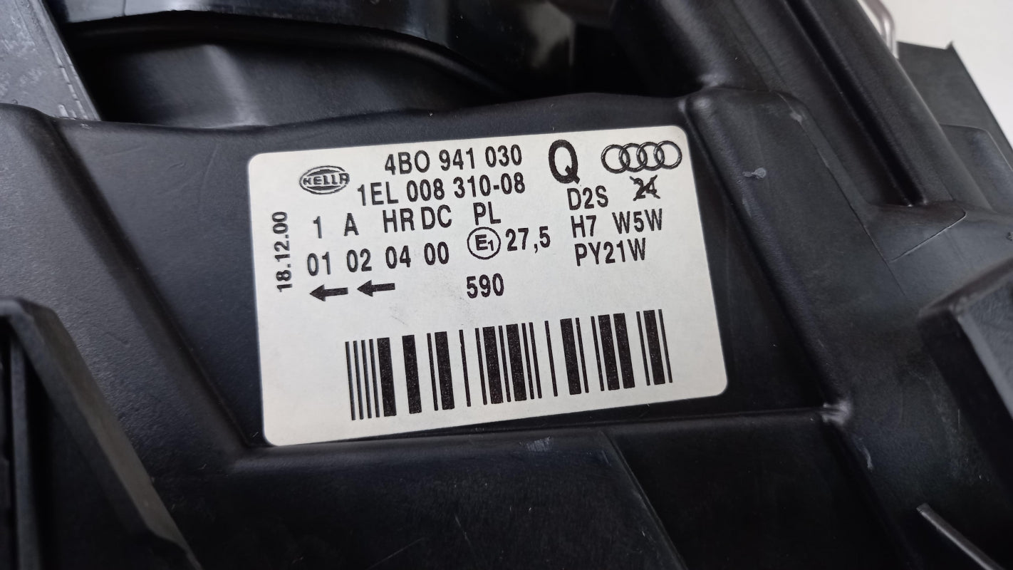 Original AUDI A6 (1998-2001) Frontscheinwerfer Halogen Rechts 4B0941030Q