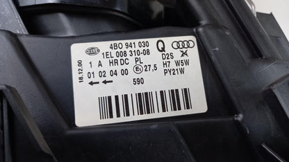 Original AUDI A6 (1998-2001) Frontscheinwerfer Halogen Rechts 4B0941030Q