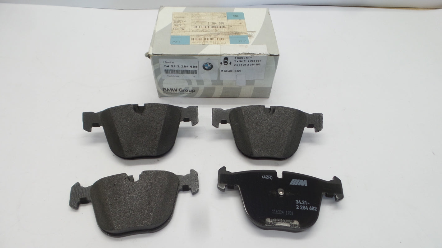 Original BMW 1' E82 Bremsbeläge Bremsklötze asbestfrei hinten 34212284685