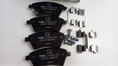 Original FIAT Sedici Bremsbeläge Bremsbelagsatz vorne 71750033