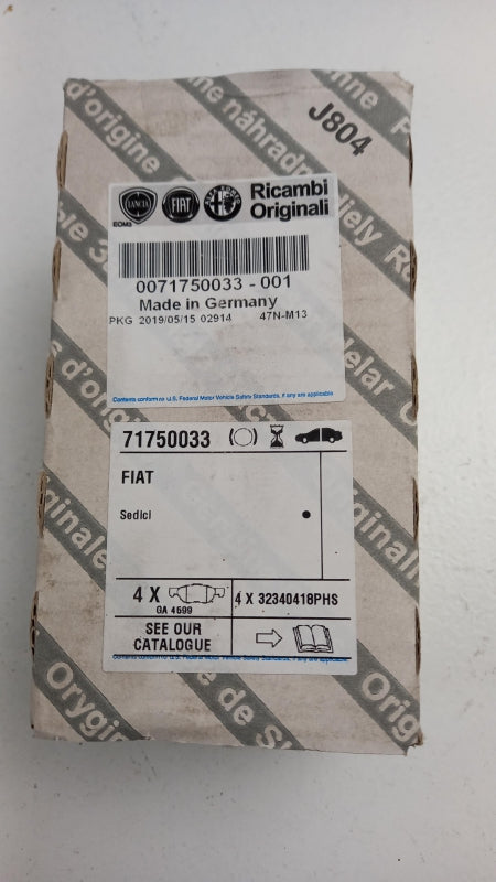 Original FIAT Sedici Bremsbeläge Bremsbelagsatz vorne 71750033