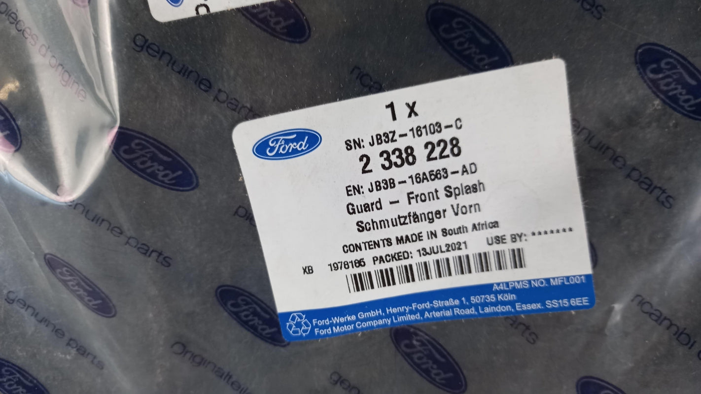 Original OE FORD Radhausschale 2338228