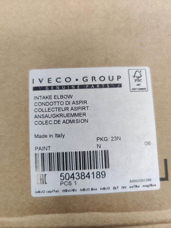 Original OE IVECO Ansaugkrümmer 504384189