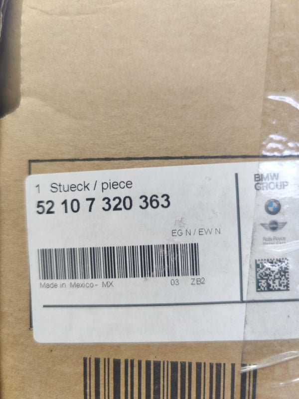 Original BMW X5 F15 F85 X6 F16 F86 Rücklehnen Heizelement ALBFA 52107320363
