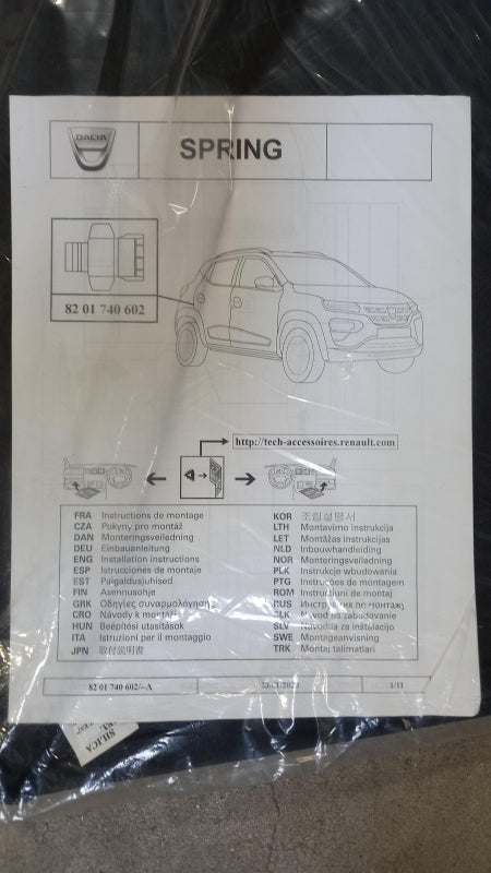 Original OE RENAULT Kofferraummatte 8201740602