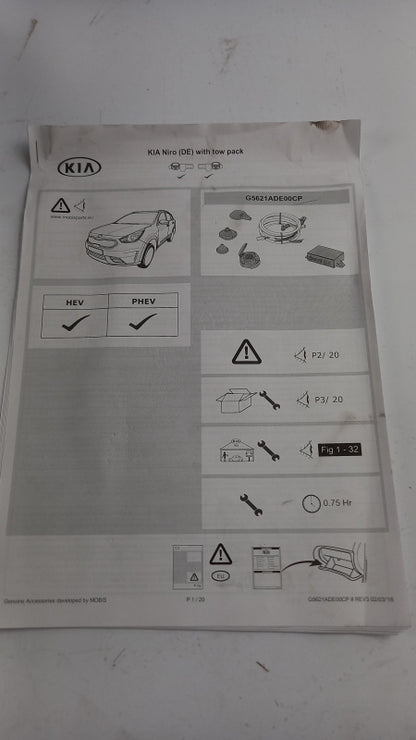 Original OE HYUNDAI/KIA Anhängerkupplung Elektrosatz g5621ade00cp