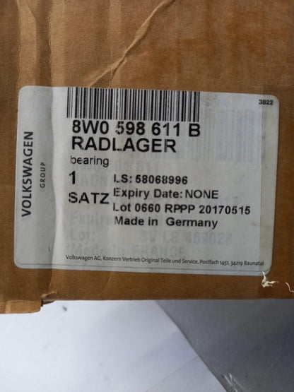 Original AUDI A4 8K A5 8F/8T A6 4G Radlagersatz hinten 8W0598611B