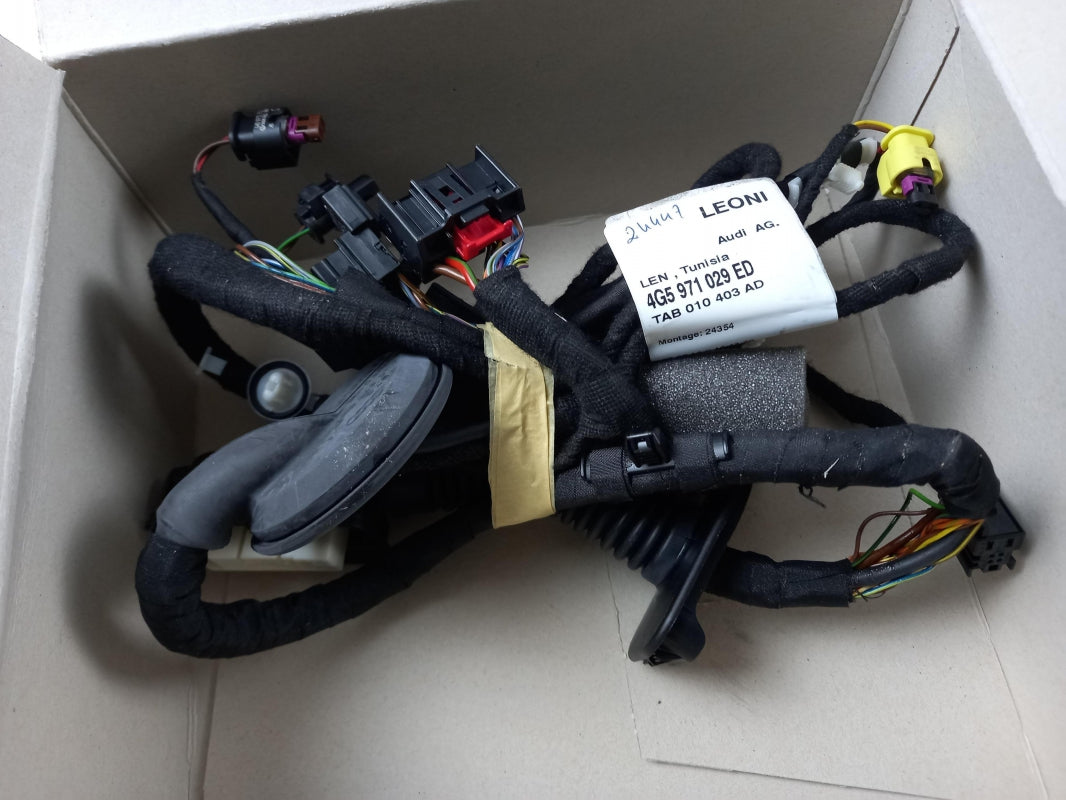 Original AUDI A6 4G 2011-2014 Tür Kabelbaum vorne links 4G5971029ED