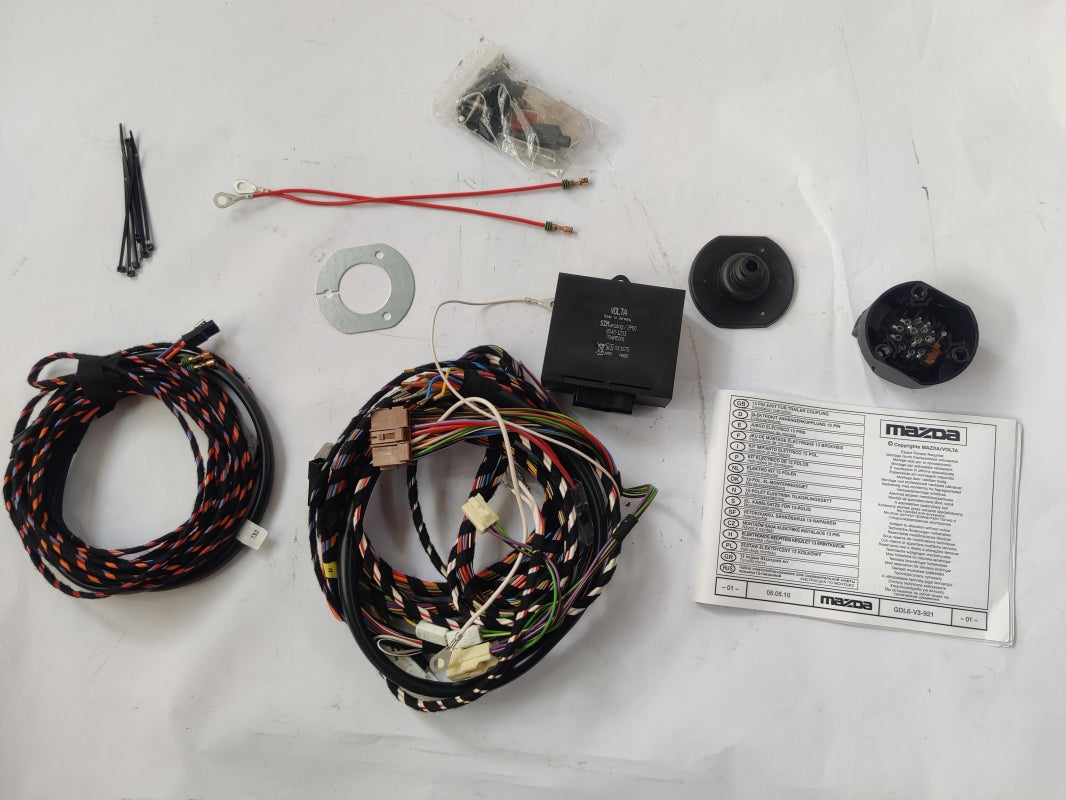 Original OE MAZDA tow bar electrical kit GDL6V3921 