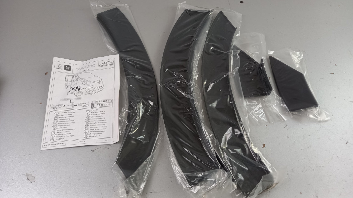 Original OE NISSAN Kotflügel Zierleisten Satz KE76000QH2