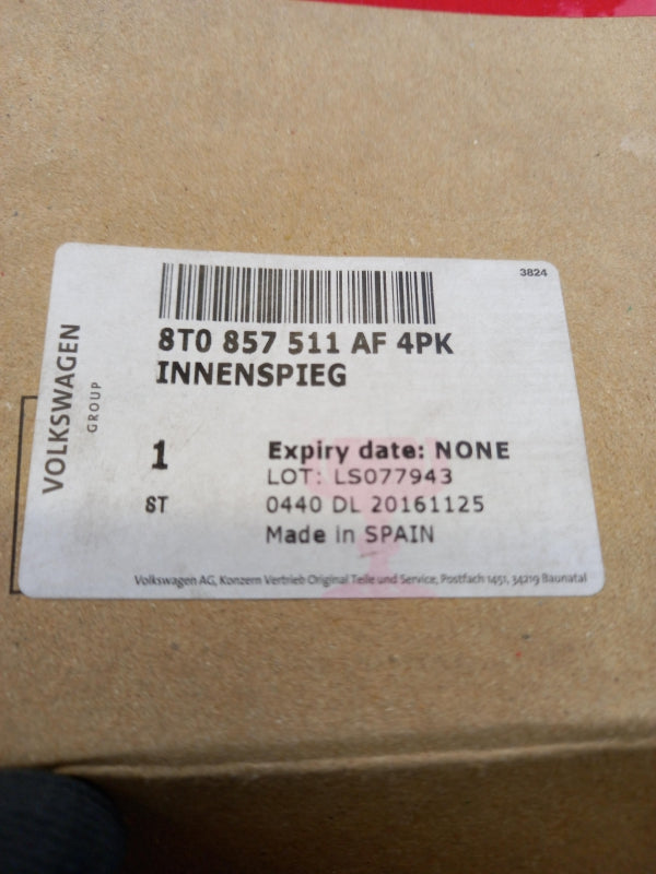 Original AUDI A4 A5 A6 A7 Q5 8R Q7 4L Innenspiegel soulschwarz 8T0857511AF4PK