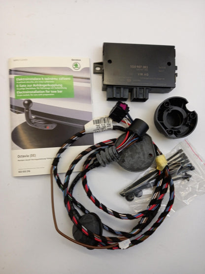Original SKODA Octavia 5E Anhängerkupplung Elektrosatz 13-pol 5E0055316