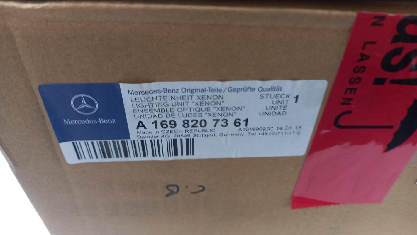 Original OE MERCEDES-BENZ A-classe w169 Scheinwerfer Links A1698207361