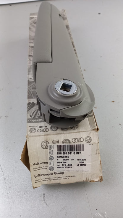 Original VW Transporter 10-15 Armlehne Vorne Links Klassisch Grau 7H0881081GDFP