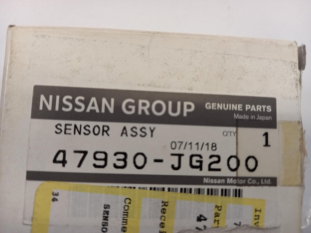 Original NISSAN Juke Leaf Infiniti Längs-/Querbeschleunigung Sensor 47930JG200