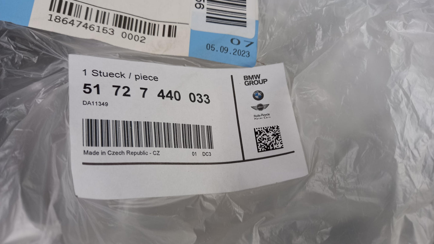 Original OE BMW Türdichtung 51727440033