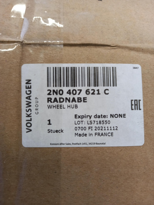 Original OE Volkswagen Radnabe 2N0407621C