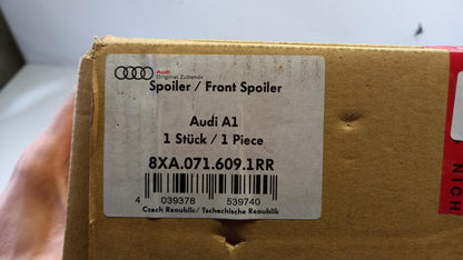 Original AUDI A1 S1 8X Stoßstangen Spoiler platinumgrau vorne 8XA0716091RR