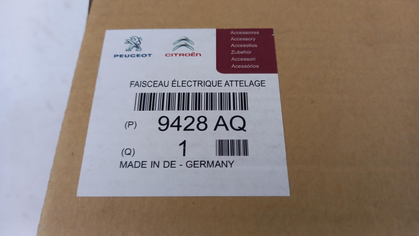 Original PEUGEOT Bipper CITROEN Nemo Anhängerkupplung Elektrosatz 9428AQ