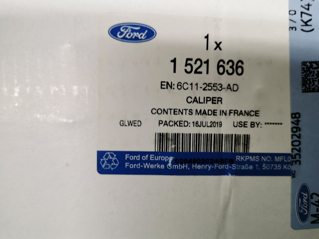 Original FORD Transit Bremssattel hinten links 1521636