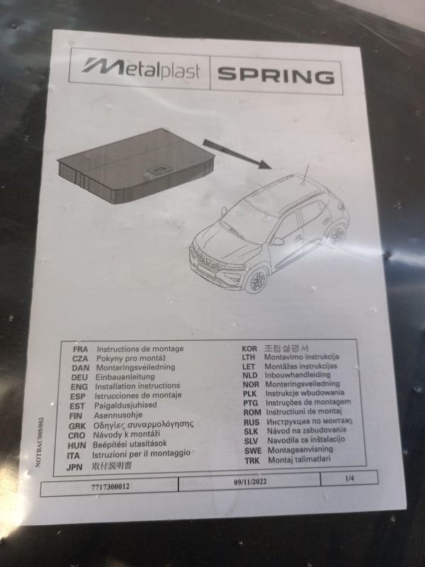 Original OE RENAULT Aufbewahrungsbox 7717300012