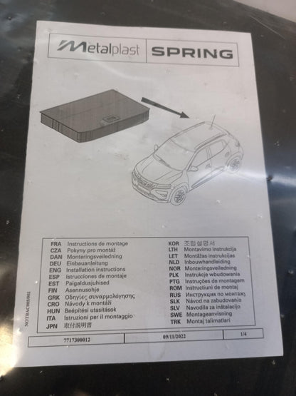 Original OE RENAULT Aufbewahrungsbox 7717300012