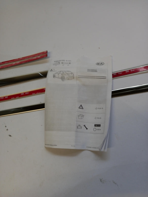 Original OE HYUNDAI/KIA Türzierleisten Satz J7271ADE50ST
