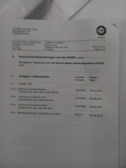 Original NISSAN Micra K13K '13-'16 Nachrüstsatz klavierlack schwarz KE6001H005BK