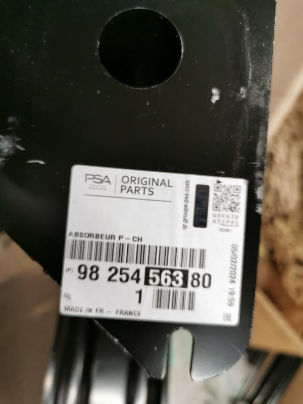 Original PSA OPEL Corsa F Stoßstangen Träger 9825456380