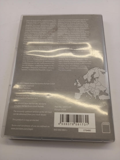 Original AUDI A1 A6 Q3 RS6 RS7 11-18 MMI navigation SD-Karte 8X0060884L