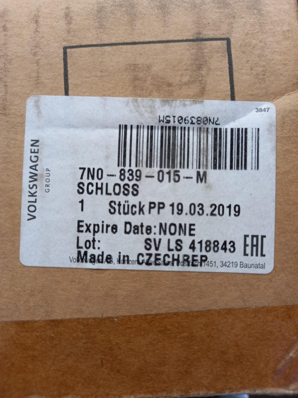 Original VW Sharan 7N SEAT Alhambra Schiebetürschloss links 7N0839015M