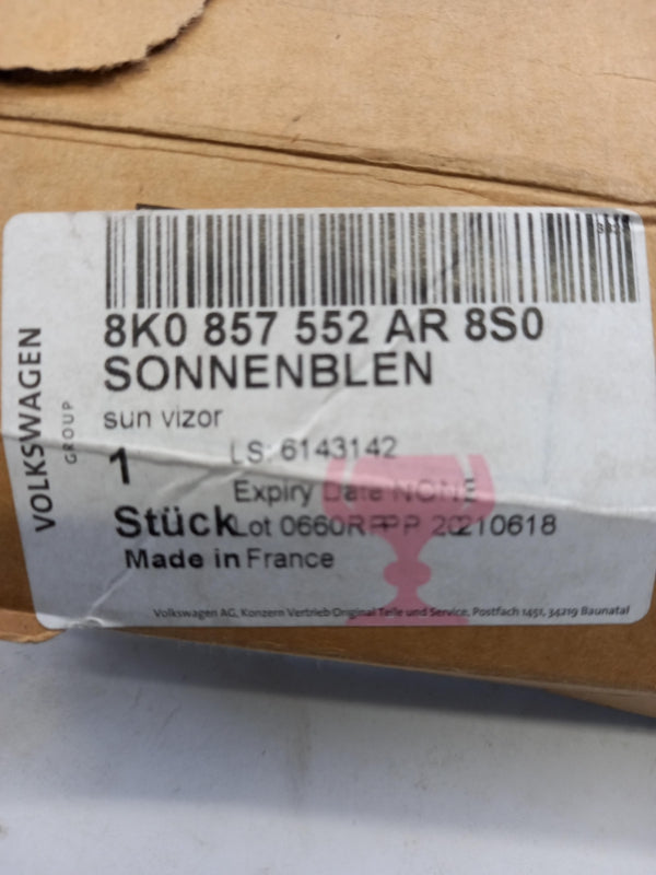 Original OE Volkswagen Sonnenblende 8K0857552AR8S0