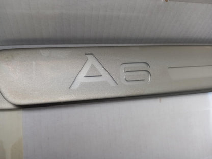 Original AUDI A6 Einstiegsleisten Satz mit A6 Schriftzug 4-teilig 4F5071305