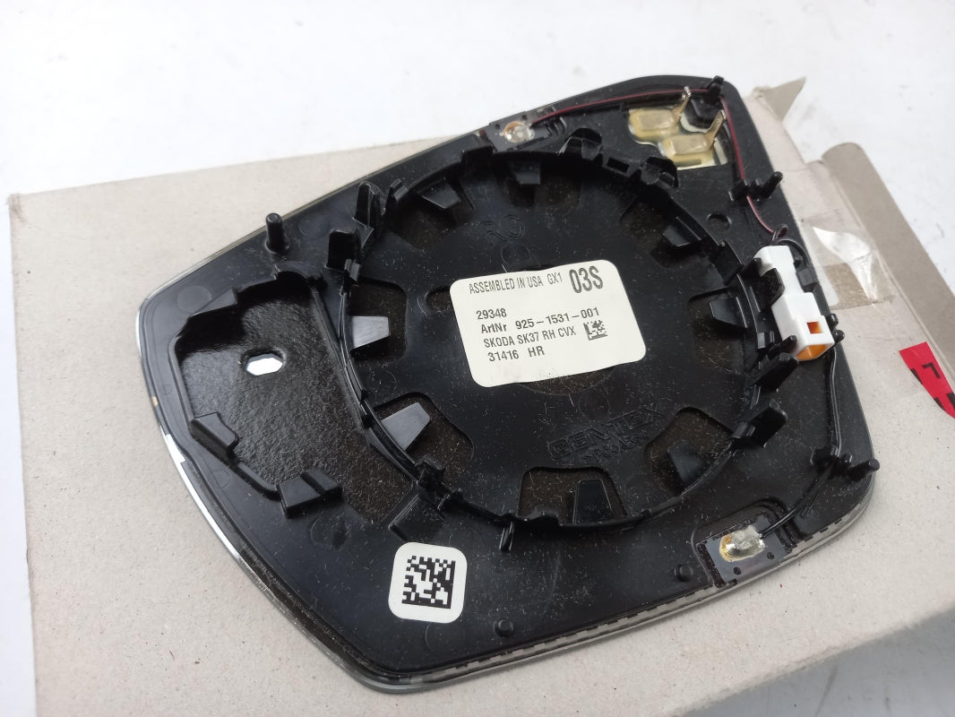 Original OE Volkswagen Außenspiegelglas 5E0857522C