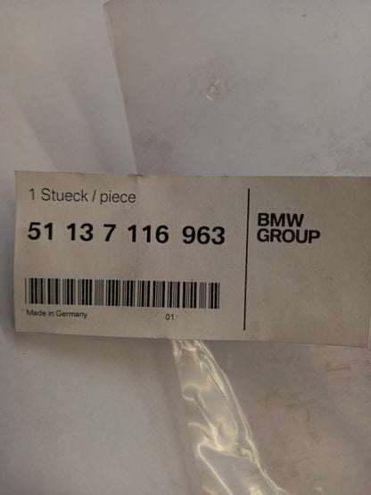 Original OE BMW Stoßfänger Lüftungsgitter 51137116963