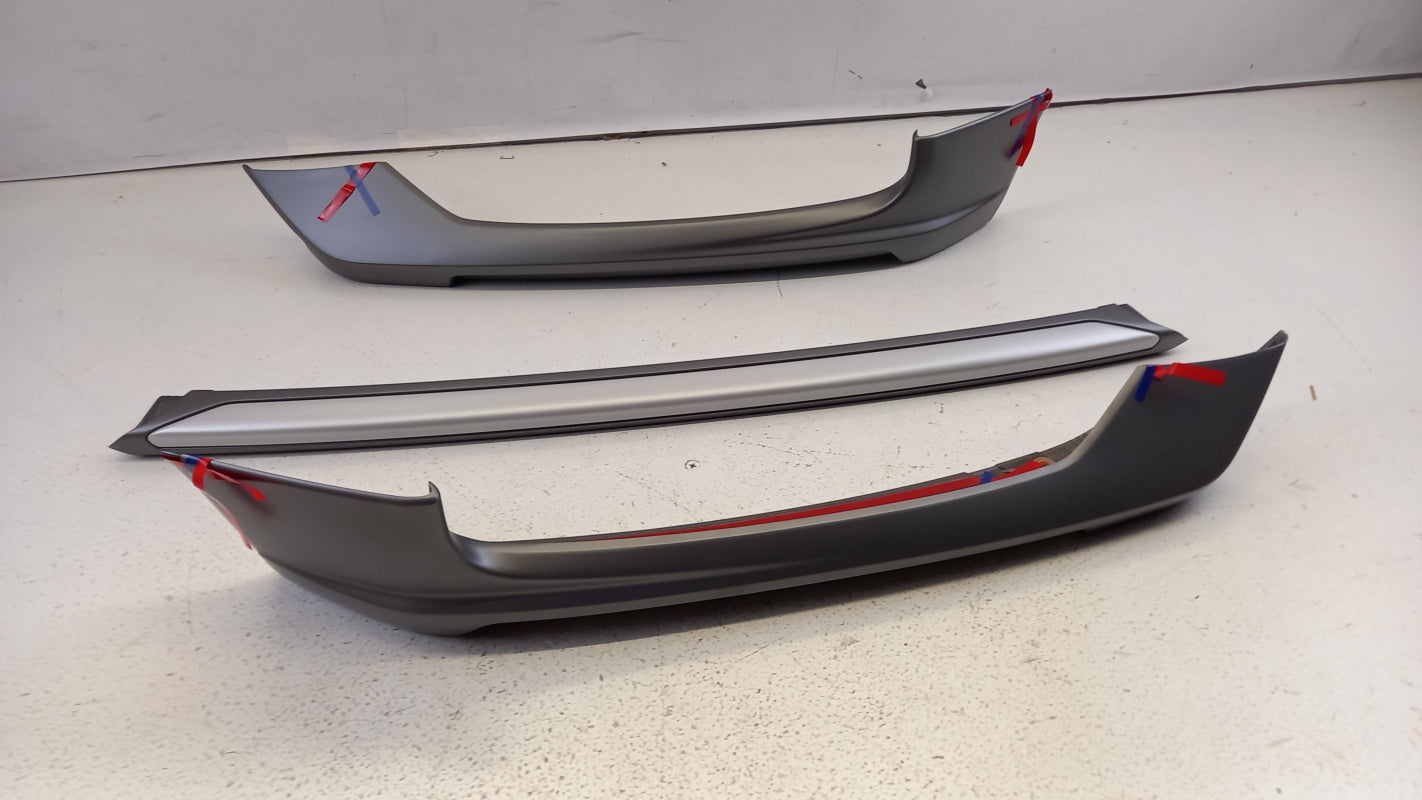 Original AUDI A1 S1 8X Stoßstangen Spoiler platinumgrau vorne 8XA0716091RR