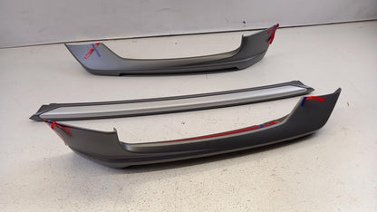 Original AUDI A1 S1 8X Stoßstangen Spoiler platinumgrau vorne 8XA0716091RR