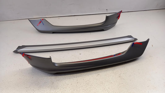 Original AUDI A1 S1 8X Stoßstangen Spoiler platinumgrau vorne 8XA0716091RR