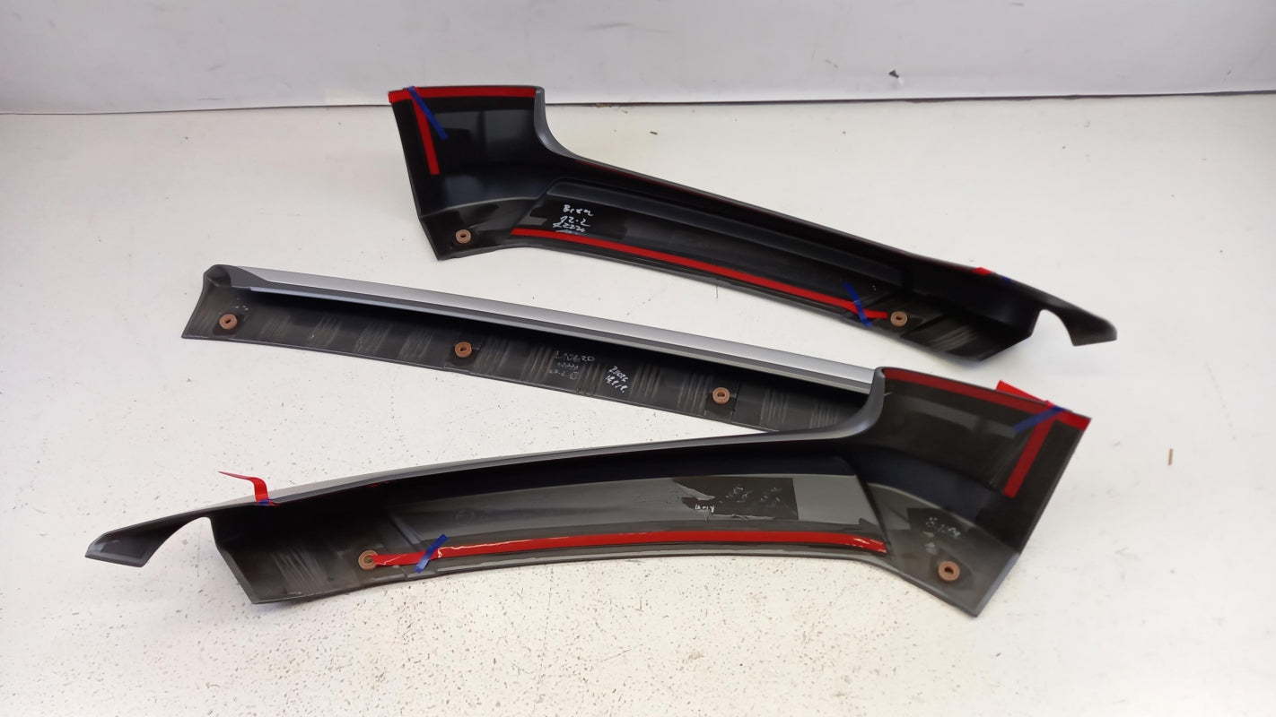 Original AUDI A1 S1 8X Stoßstangen Spoiler platinumgrau vorne 8XA0716091RR