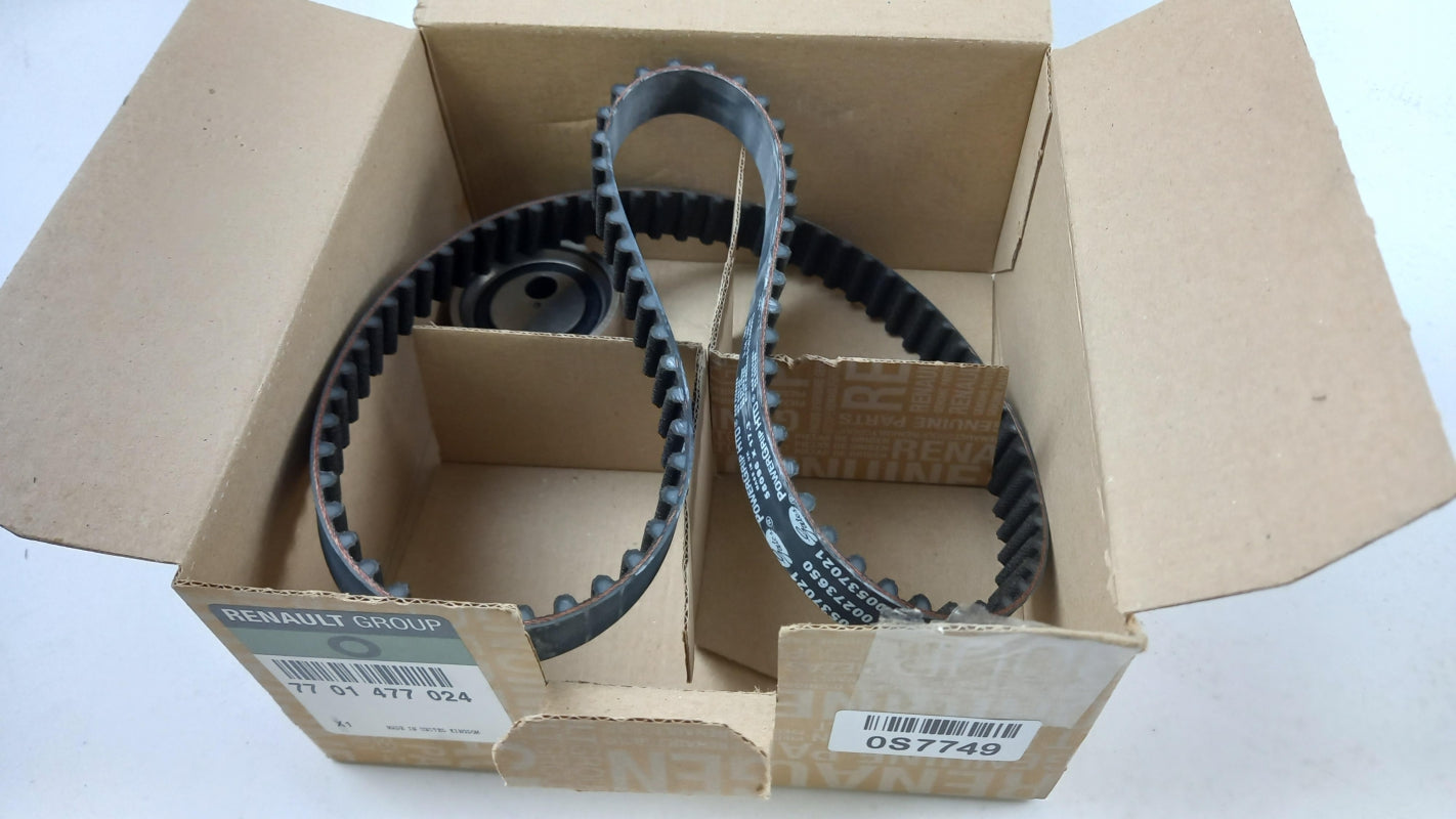 Original RENAULT Clio Kangoo Logan 1.4 / 1.6i timing belt kit + pulley 7701477024 